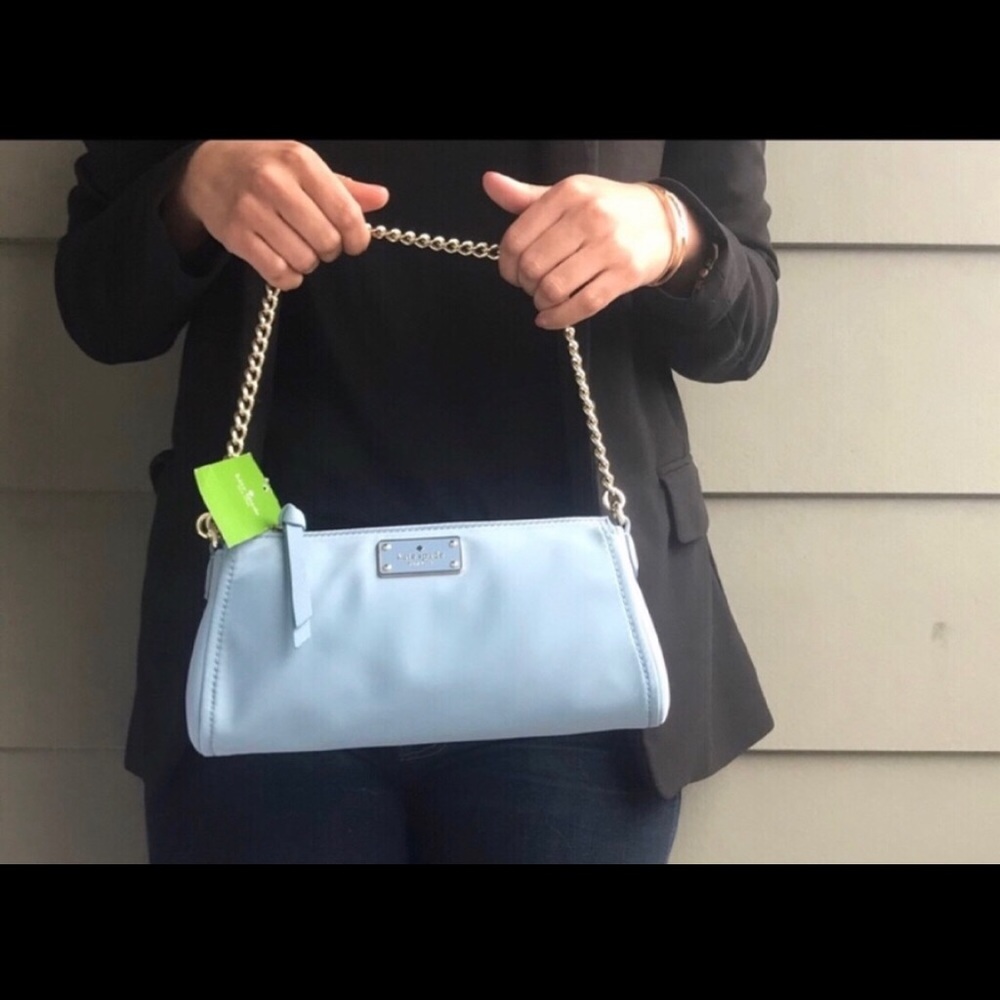 New Kate Spade crossbody Nylon Blue